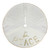 48" Cream and Gold Peace and Reindeer Christmas Tree Skirt - IMAGE 4