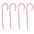 Striped Candy Cane Christmas Outdoor Pathway Markers - 60" - Set of 4 - IMAGE 3