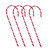 Striped Candy Cane Christmas Outdoor Pathway Markers - 60" - Set of 4 - IMAGE 4