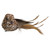 Sequin Left-Facing Bird Clip-on Christmas Ornament - 5.5" - Champagne Gold - IMAGE 3