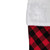 20" Red and Black Buffalo Plaid Christmas Stocking with Faux Fur Cuff - IMAGE 3