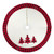 48" White, Red and Black Buffalo Plaid Tree Christmas Tree Skirt - IMAGE 4