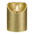 4" LED Gold Glitter Flameless Christmas Decor Candle - IMAGE 1