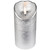 Lighted LED Flameless Flickering Pillar Christmas Candle - 6" - Silver - IMAGE 3