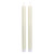 Set 2 Cream LED Flameless Taper Candles 11" - IMAGE 1