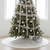 48-Inch White Sheer Organza With Faux Fur Trim Christmas Tree Skirt - IMAGE 4