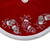 48-Inch Red and White Embroidered Winter Mittens Christmas Tree Skirt - IMAGE 3