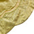 48-Inch Golden Scalloped Velvet Christmas Tree Skirt With a Metallic Trim - IMAGE 2