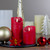 4" LED Red Flameless Battery Operated Christmas Decor Candle - IMAGE 2