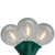 LED G50 Globe Christmas String Lights - Warm White - 9' Green Wire - 10ct - IMAGE 2