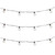 LED G50 Globe Indoor Outdoor Patio Lights - Warm White - 19' Black Wire - 20ct