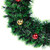 Tinsel Artificial Christmas Wreath with Ornaments and Bow - 17" - Unlit - IMAGE 4