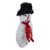 19" Tinsel Snowman Christmas Window Decoration - IMAGE 4