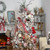20.5" Beige and Ivory Snowflake Embroidered Christmas Stocking - IMAGE 2