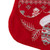 20.5-Inch Red and White Winter Mittens Embroidered Christmas Stocking - IMAGE 6