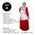 Women's Mrs. Claus Costume Set - Plus Size - IMAGE 4