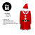 41-Inch Red and White Women's Mrs. Claus Costume Set - Medium - IMAGE 4