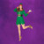 Red and Green Woman's Elf Christmas Costume - Large - IMAGE 3