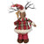 22" Winter Ready Plaid Standing Christmas Moose Figure with LED Antler - IMAGE 4
