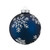 Glittered Snowflakes Glass Christmas Ball Ornaments - 2.5" (67mm) - Blue and Green - 4ct - IMAGE 3