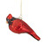 5.5" Red Cardinal Glittered Glass Christmas Ornament - IMAGE 1