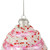 4" Pink and White Cupcake with Sprinkles Glass Christmas Ornament - IMAGE 4