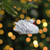 3.75" White Iridescent Glass Swan Christmas Ornament - IMAGE 2