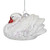 3.75" White Iridescent Glass Swan Christmas Ornament - IMAGE 4