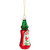 Glittered Bottle of Hot Sauce Glass Christmas Ornament - 4" - Red and Green - IMAGE 4