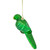 6.5" Green and Yellow Parrot Glass Christmas Ornament - IMAGE 2