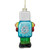 4.75" Multi-Colored Glass Robot Christmas Ornament - IMAGE 5