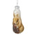 3.75" Brown and White Glass Squirrel with Nut Christmas Ornament - IMAGE 3