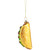 Taco Glass Christmas Ornament - 3.5" - Yellow - IMAGE 6