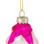 4.25" Pink and Gold Glass Ice Cream Cone Christmas Ornament - IMAGE 4