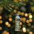 4.75" Black and Gold Glass Big Ben Christmas Ornament - IMAGE 2