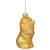 Standing Lion Glass Christmas Ornament - 4.25" - Golden Yellow - IMAGE 4