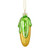4" Yellow and Green Corn on the Cob Glass Christmas Ornament - IMAGE 3