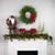 24" Soft Green Cedar Artificial Christmas Wreath with Pine Cones - Unlit - IMAGE 2