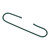 Small Ornament Christmas Hooks - 1.5" - Dark Green - Club Pack of 100 - IMAGE 2
