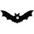 Set of 10 Black Halloween Posable Felt Bats 12" - IMAGE 6
