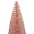 11" Rose Gold Bottle Brush Mini Sisal Christmas Tree - IMAGE 4