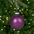 Onion and Glass Ball Christmas Ornaments - 3.25" - Burgundy and Purple - 9ct - IMAGE 3