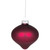 Onion and Glass Ball Christmas Ornaments - 3.25" - Burgundy and Purple - 9ct - IMAGE 5