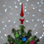 Set of 20 Glass Christmas Decorations and Tree Topper 1.25" (35mm) - IMAGE 3