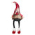 Plaid Gnome with Dangling Legs Christmas Figure - 20.5" - Red Gray and White - IMAGE 5