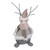 18" LED Lighted Brown and Gray Knit Reindeer Christmas Figure - IMAGE 1