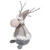 18" LED Lighted Brown and Gray Knit Reindeer Christmas Figure - IMAGE 4