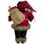 Standing Santa Christmas Figure Decoration with Snow Shoes and Bear - 18" - IMAGE 5