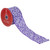 Swirl Wired Spring Craft Ribbon - 2.5" x 10 Yards - Purple and White - IMAGE 6