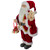 18" Standing Santa Christmas Figure with a Plush Brown Bear - IMAGE 3